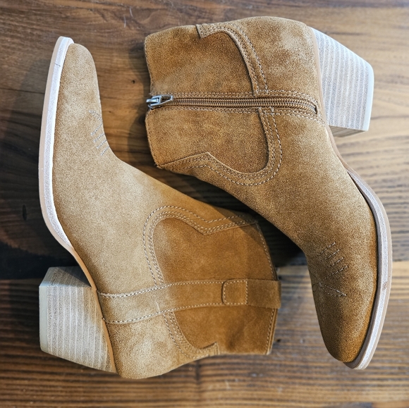 Dolce Vita Silma Ankle Boot Brown Suede 7M - Picture 2 of 5